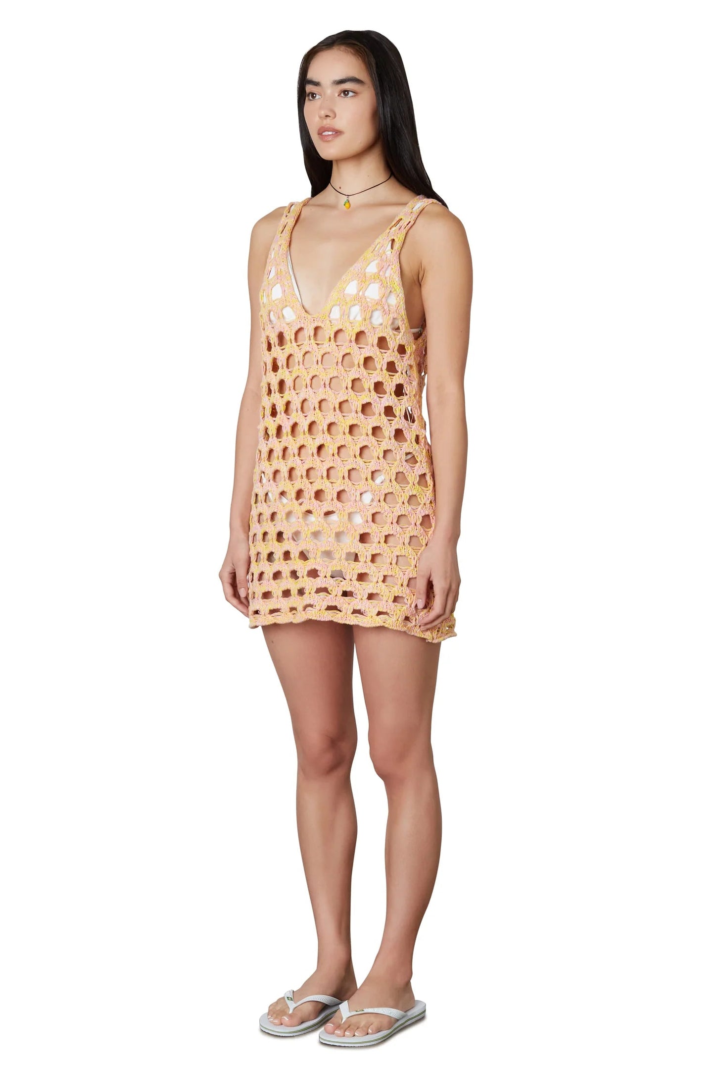 NIA Benito Cover Up Dress in Lemon Clothing NIA