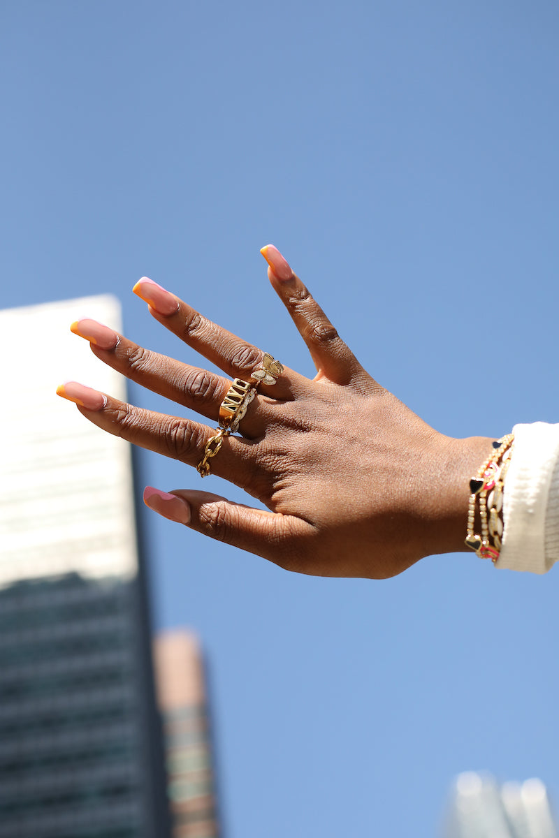 NYC Signet Stacking Ring Rings Mure + Grand