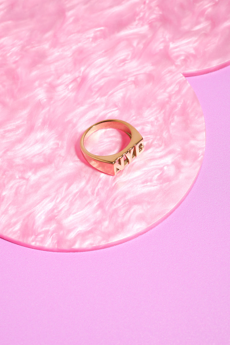 NYC Signet Stacking Ring Rings Mure + Grand