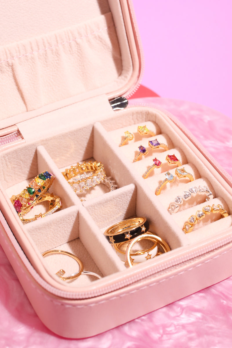 Open Tear Drop + Baguette Sterling Silver Ring Rings Mure + Grand