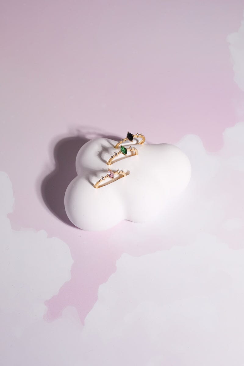 Oval Crown Stacking Ring Rings Mure + Grand