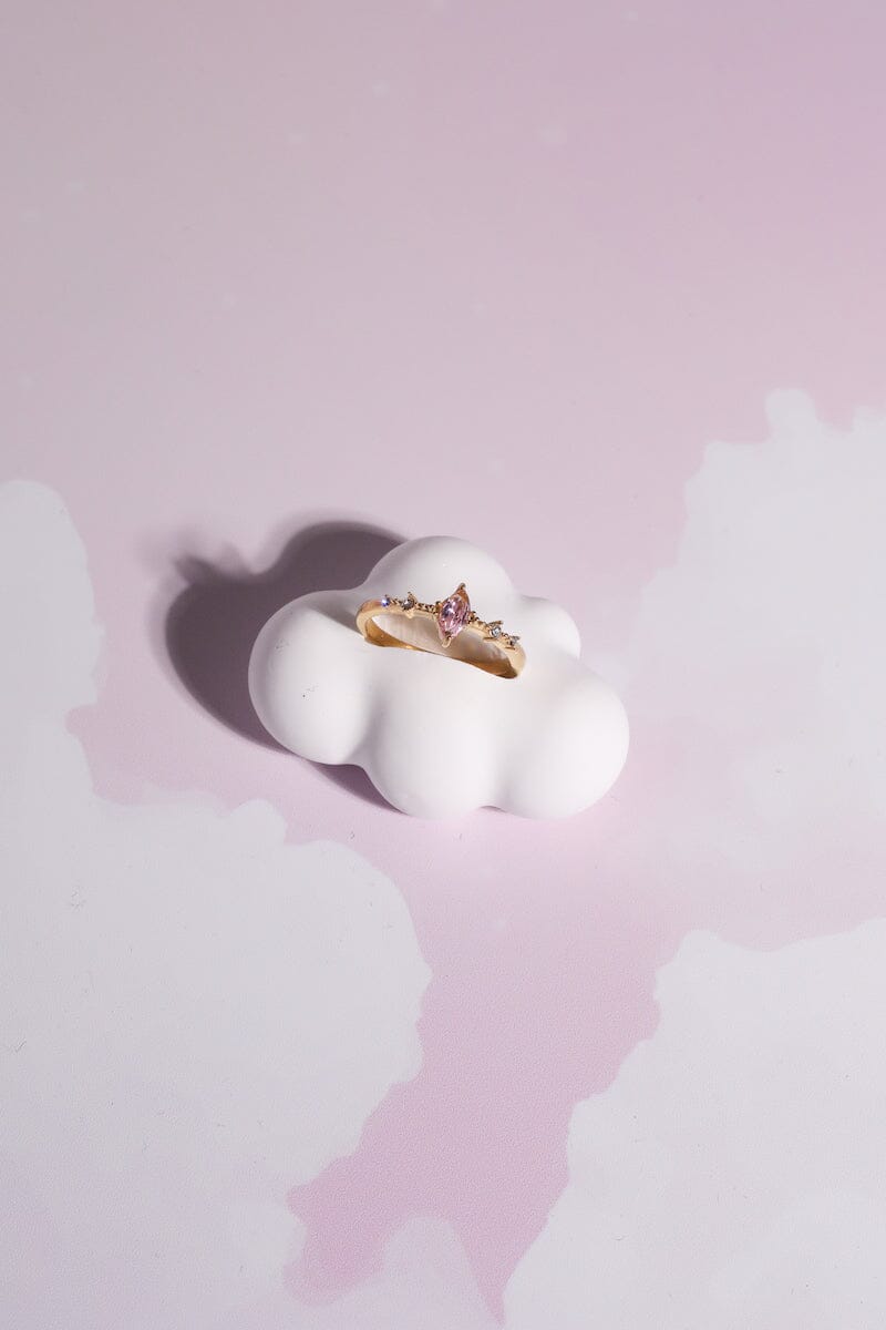 Oval Crown Stacking Ring Rings Mure + Grand