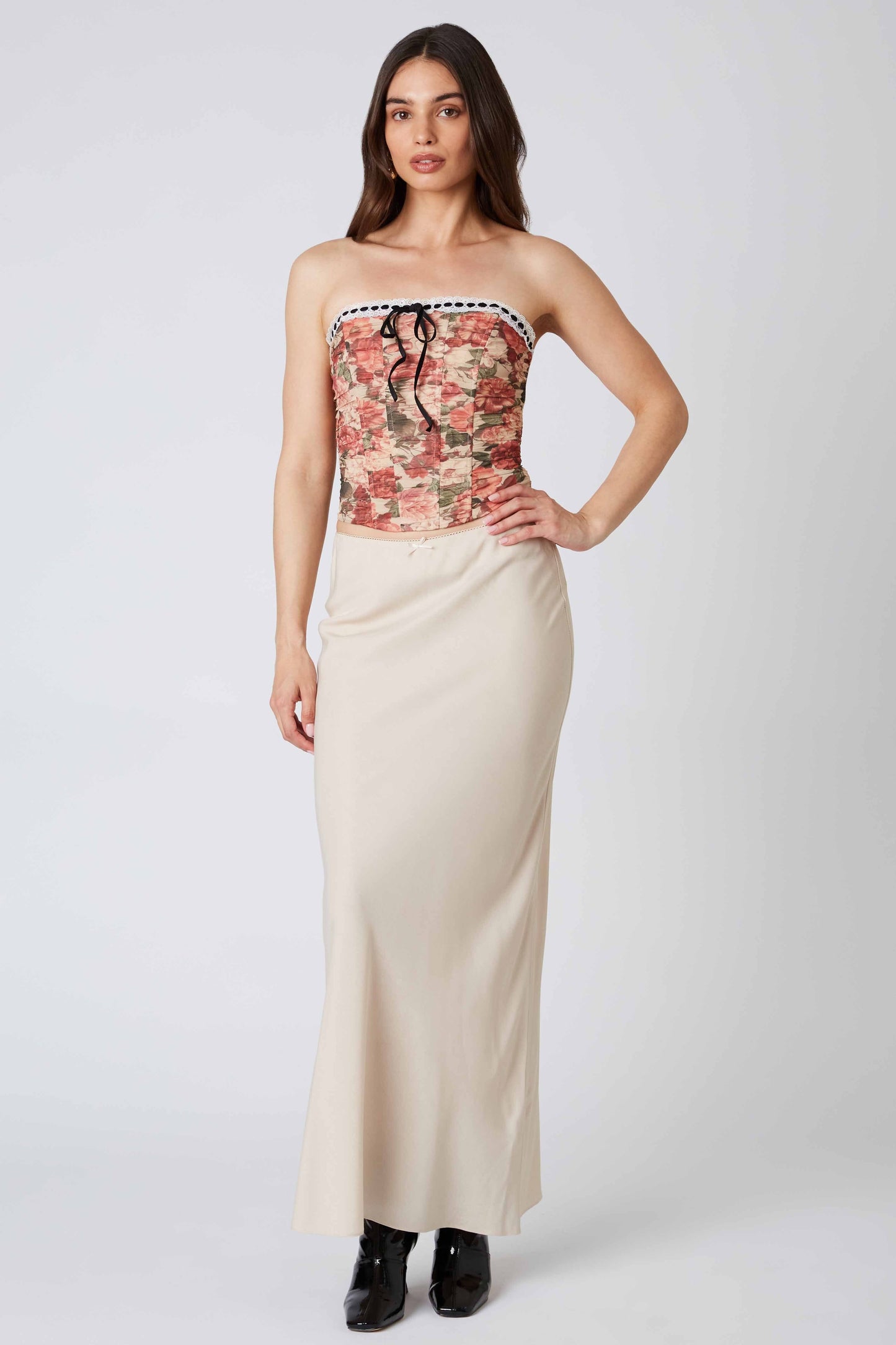 Owen Trim Maxi Skirt Clothing Cotton Candy LA