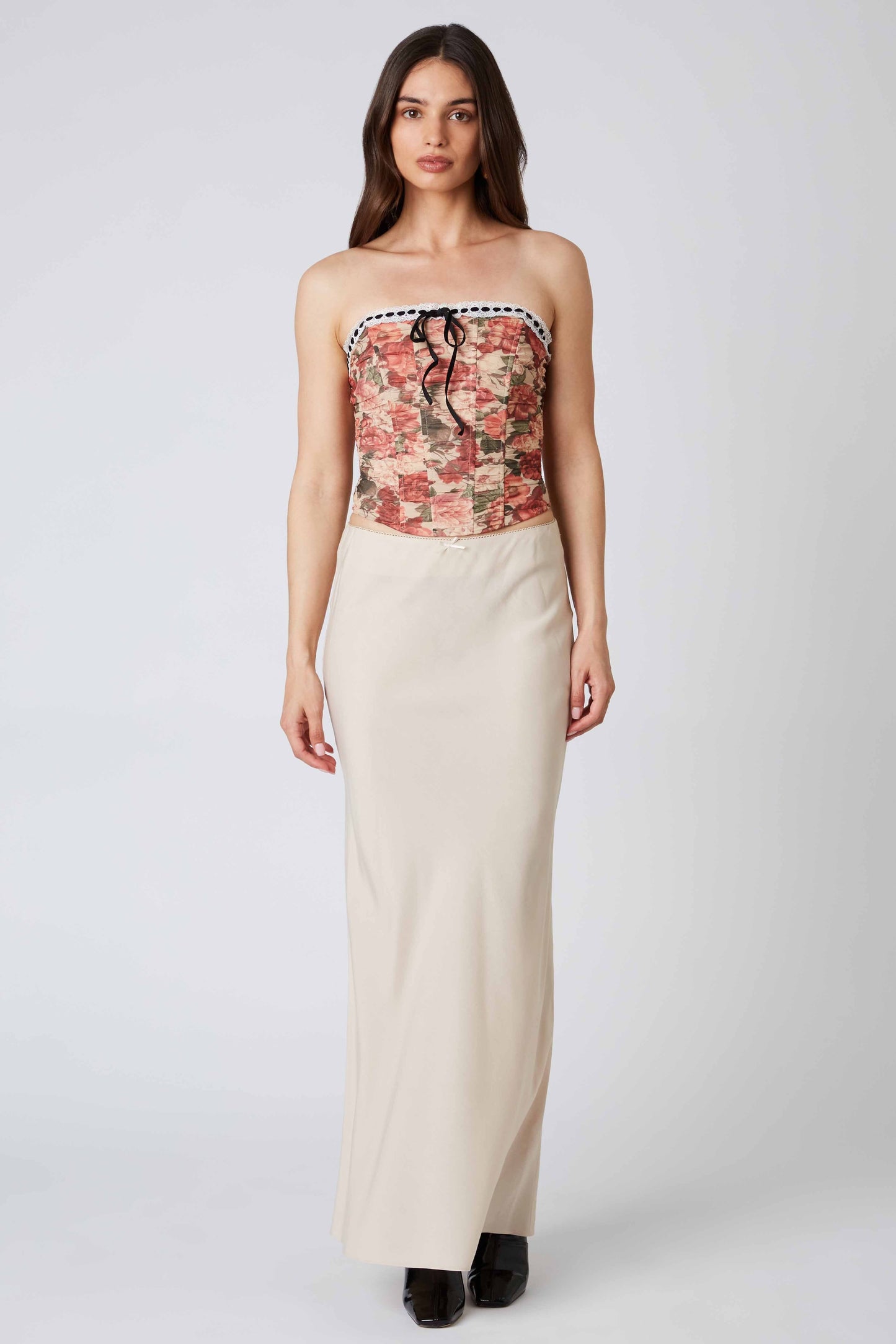 Owen Trim Maxi Skirt Clothing Cotton Candy LA