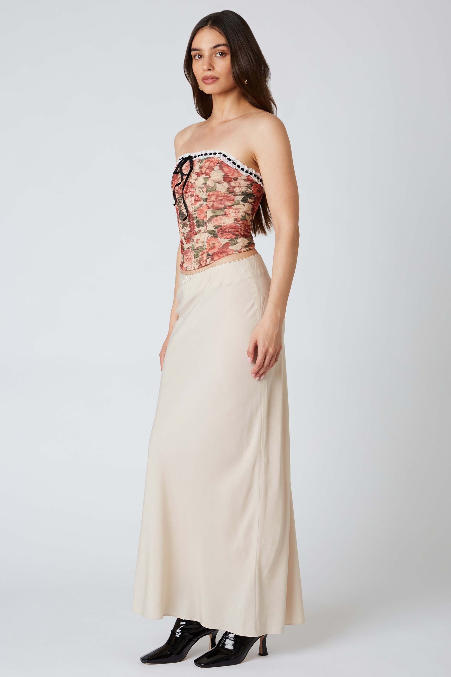 Owen Trim Maxi Skirt Clothing Cotton Candy LA