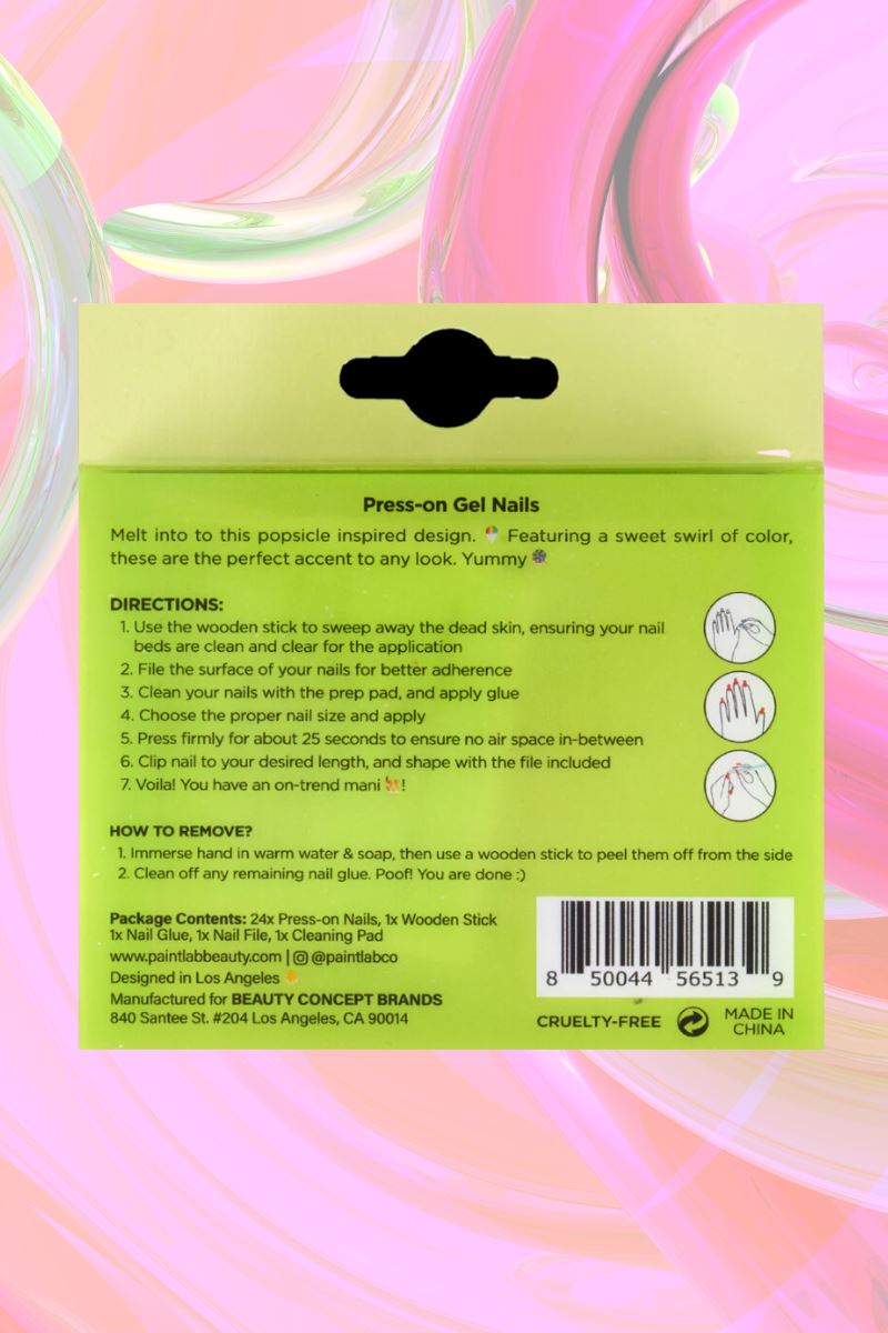 Paintlab 222 Aura Press on Nails Beauty paintlab