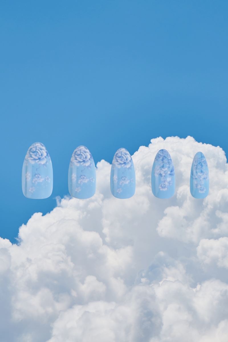 Paintlab Positano Blue Press on Nails Beauty paintlab