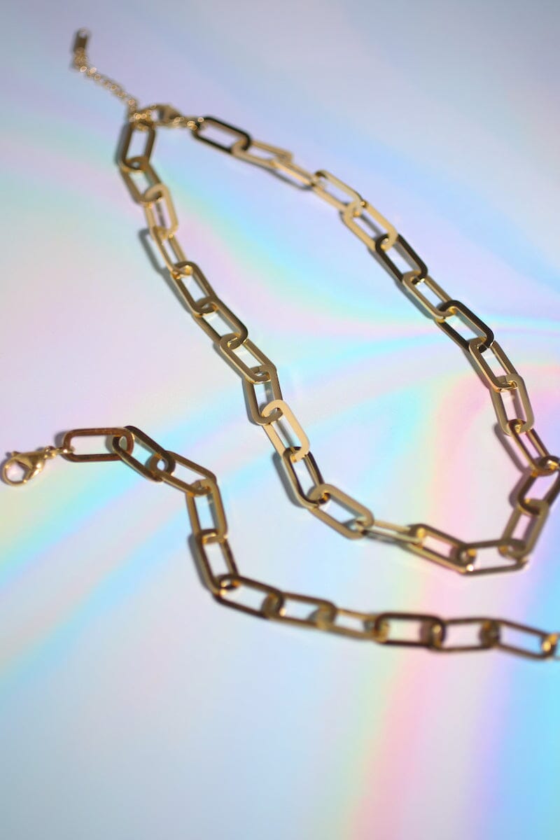 Paperclip Chain Link Bracelet Bracelet Mure + Grand