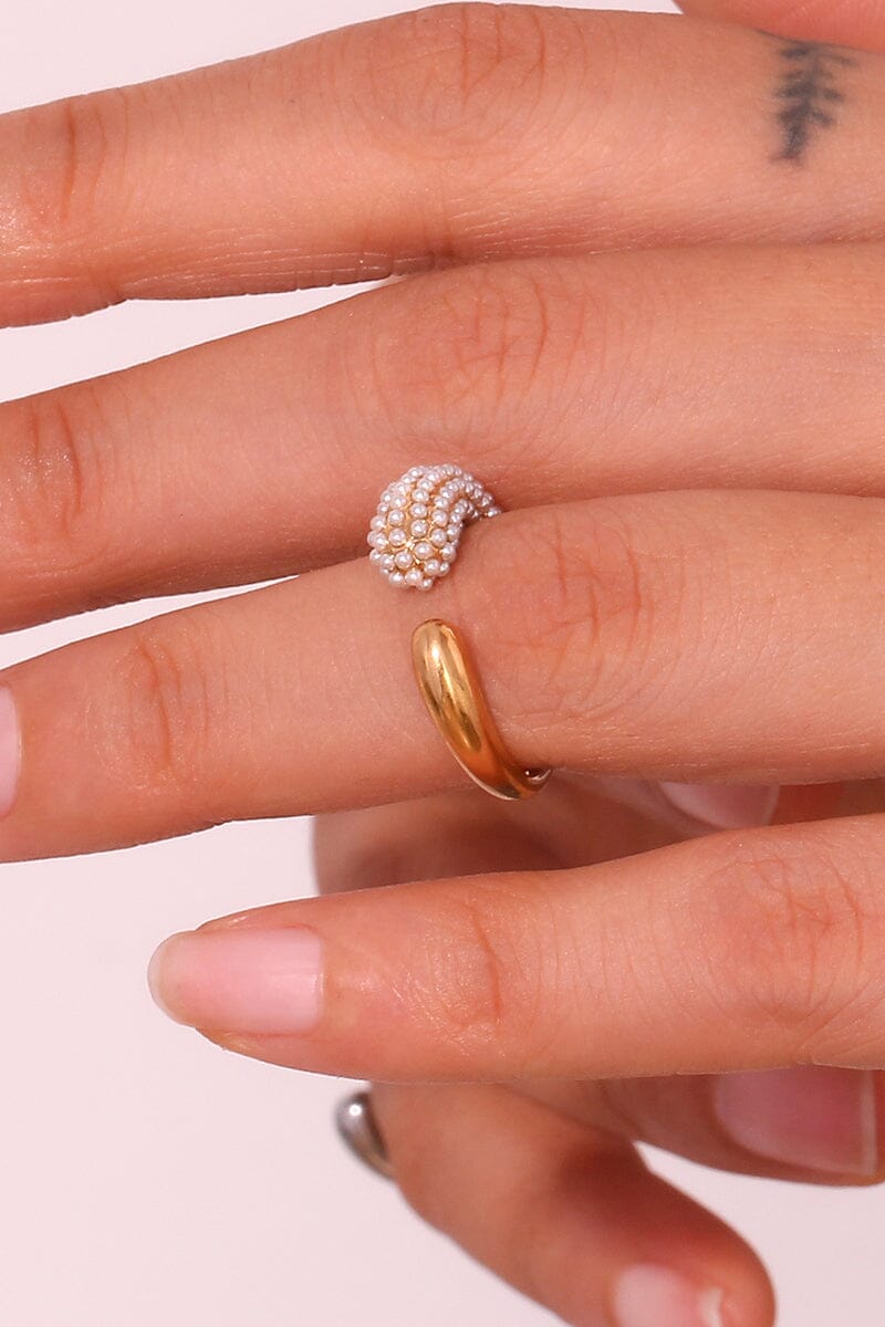 Pearly Wrap Midi Ring Rings mure + grand