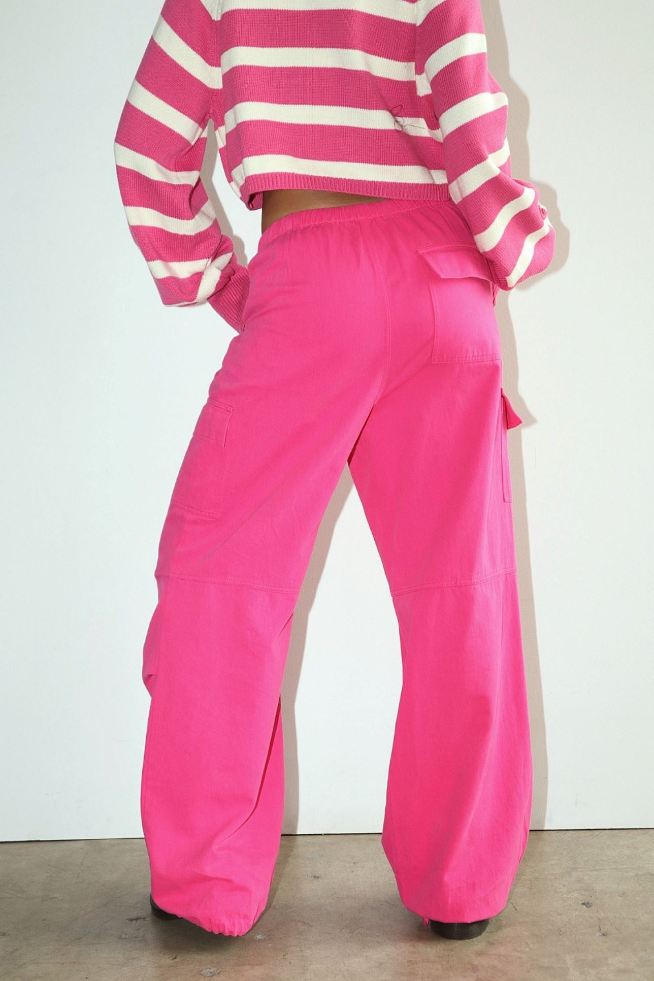 Pink Cargo Pants Clothing Bailey Rose