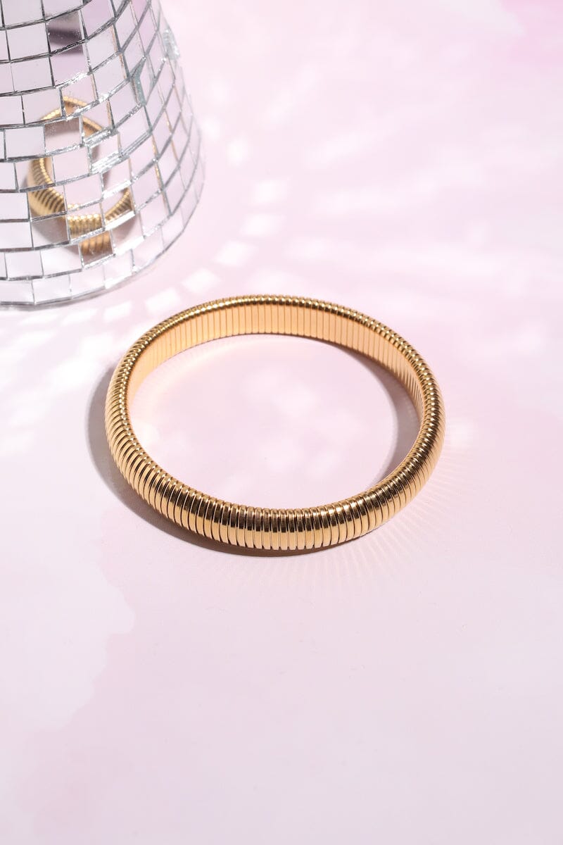 Python Bangle Bracelet Bracelet mure + grand Gold
