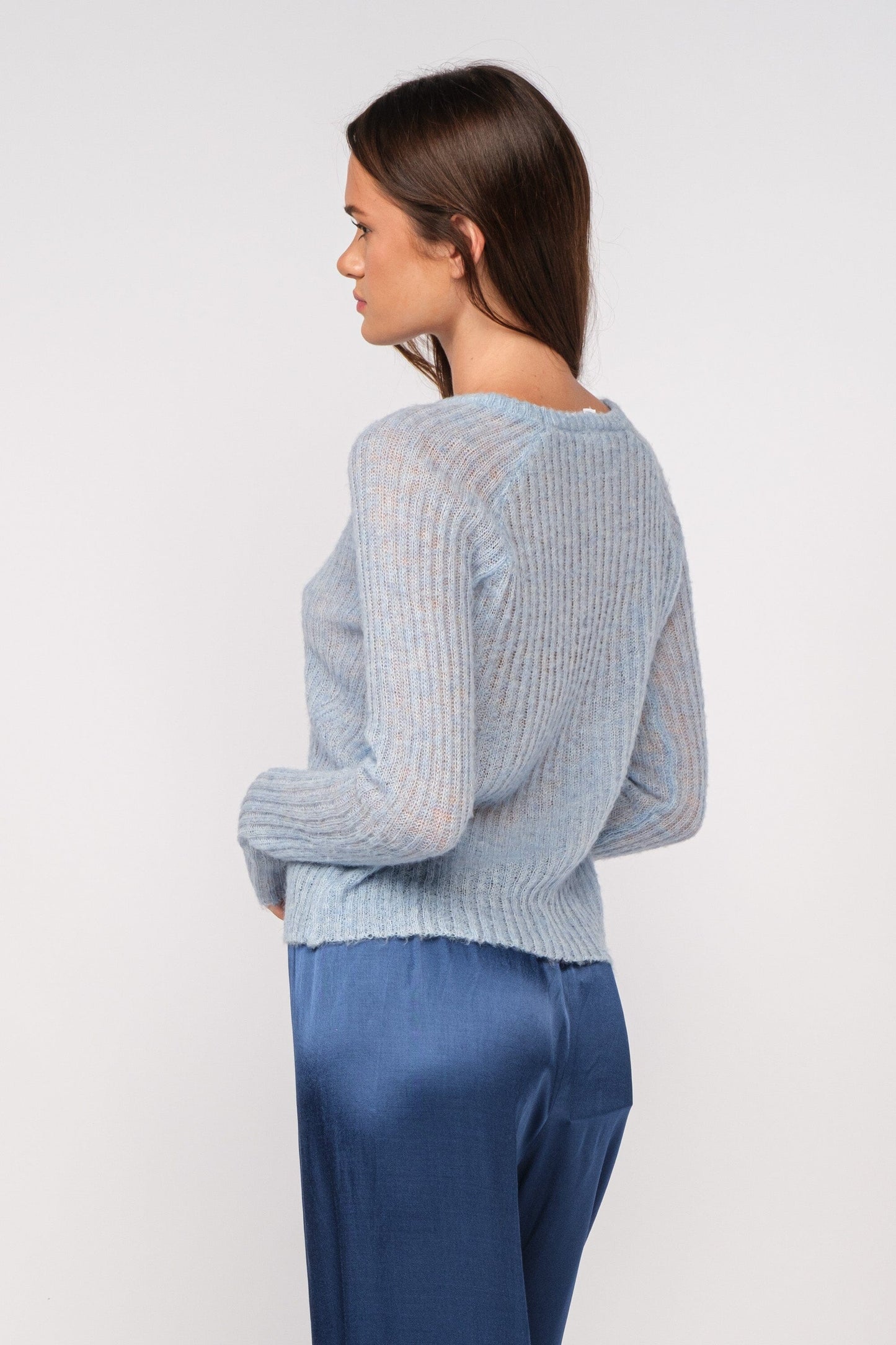 Ribbed Ice Pond Top Clothing Sky to Moon