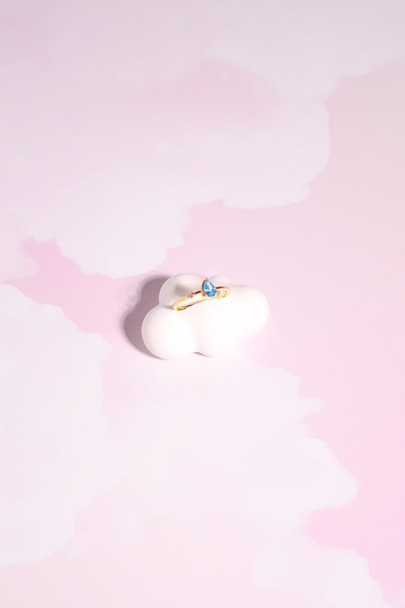 Ripple Effect Sterling Silver Ring Rings Mure + Grand Blue