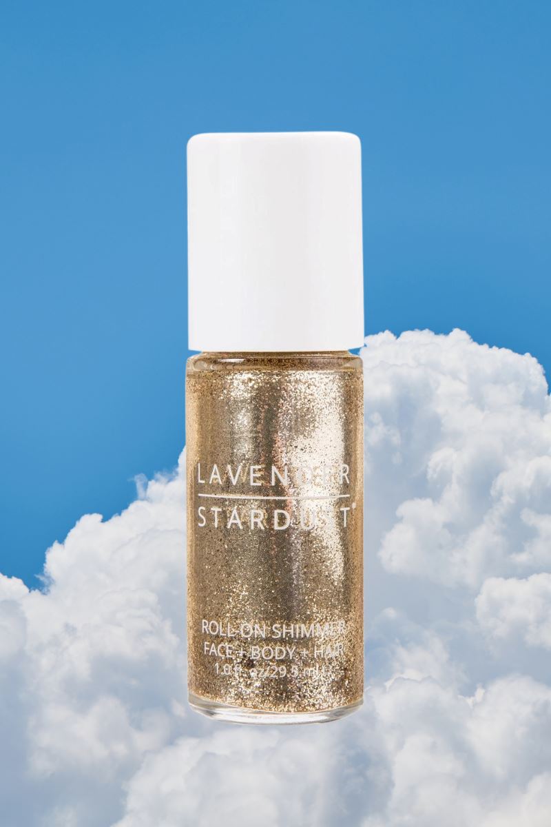 Roll on Body Glitter Beauty Lavender Stardust Goldie