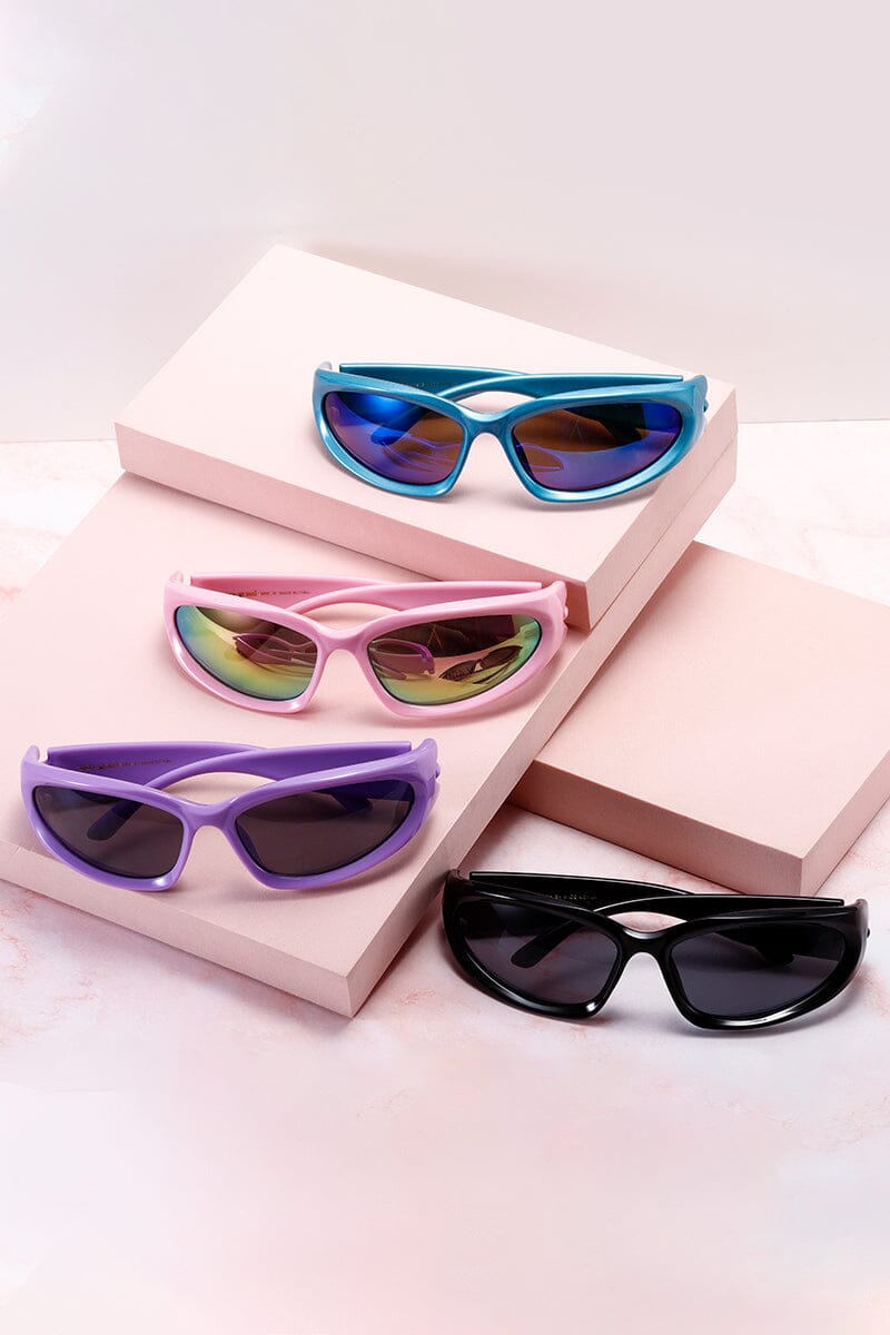 Santa Monica Wrap Around Frame Sunglasses Sunglasses mure + grand