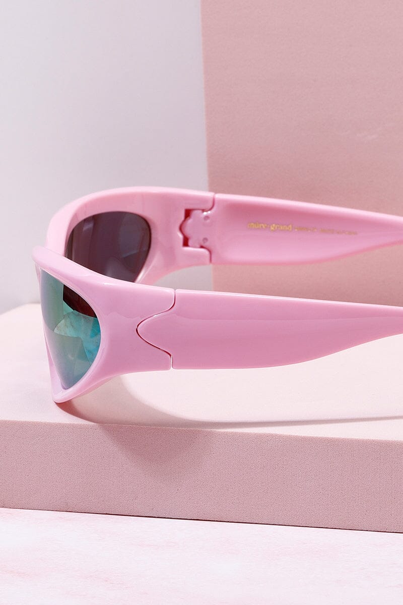 Santa Monica Wrap Around Frame Sunglasses Sunglasses mure + grand