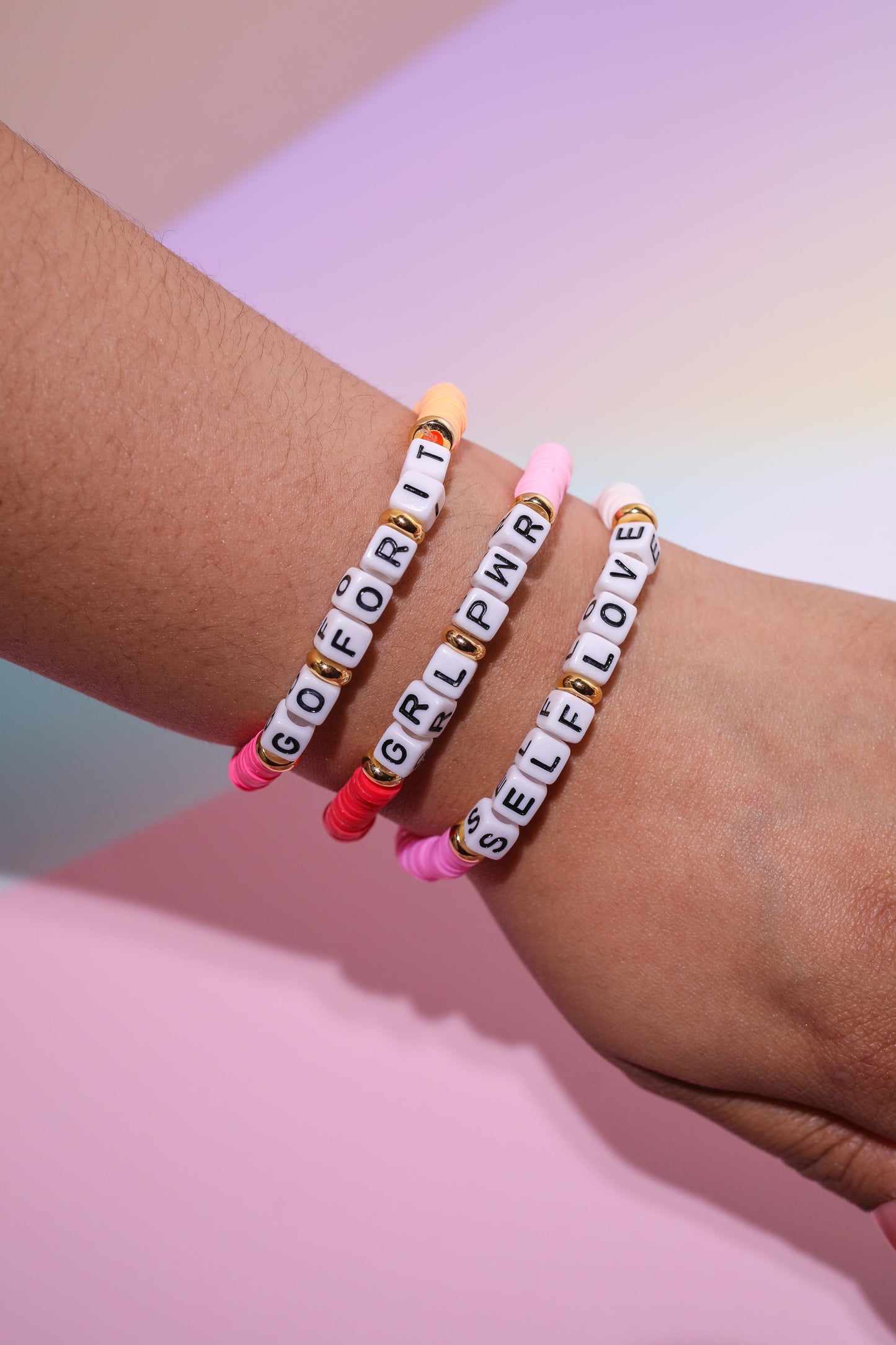 Self Love Inspirational Beaded Bracelet Bracelet Mure + Grand