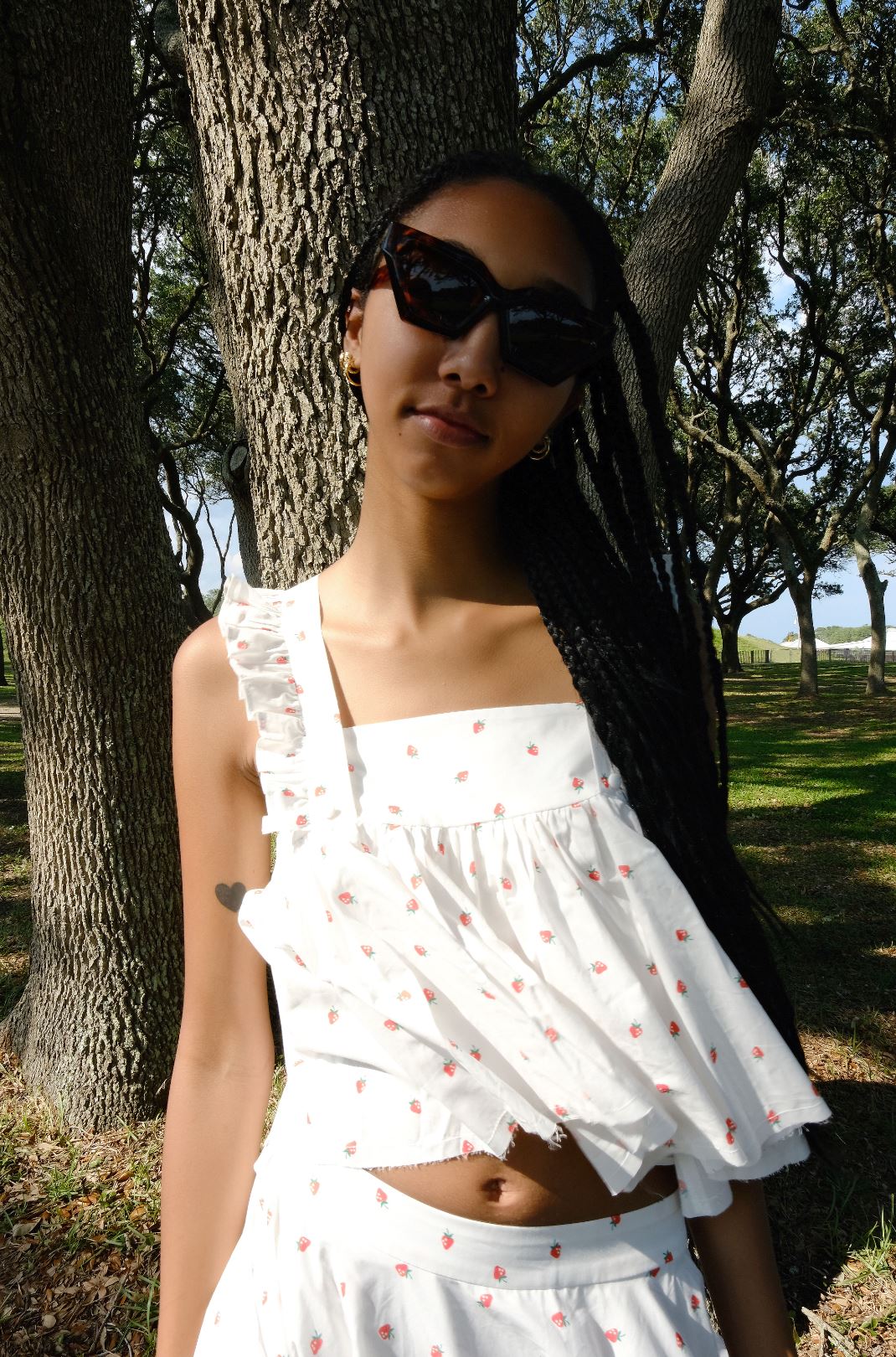 Selkie Sangria Skirt in La Fraise Clothing Selkie