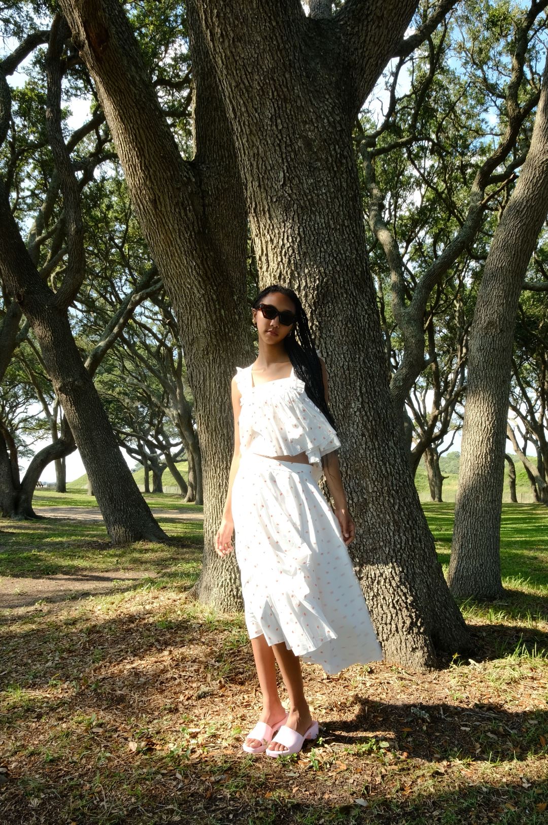 Selkie Sangria Skirt in La Fraise Clothing Selkie