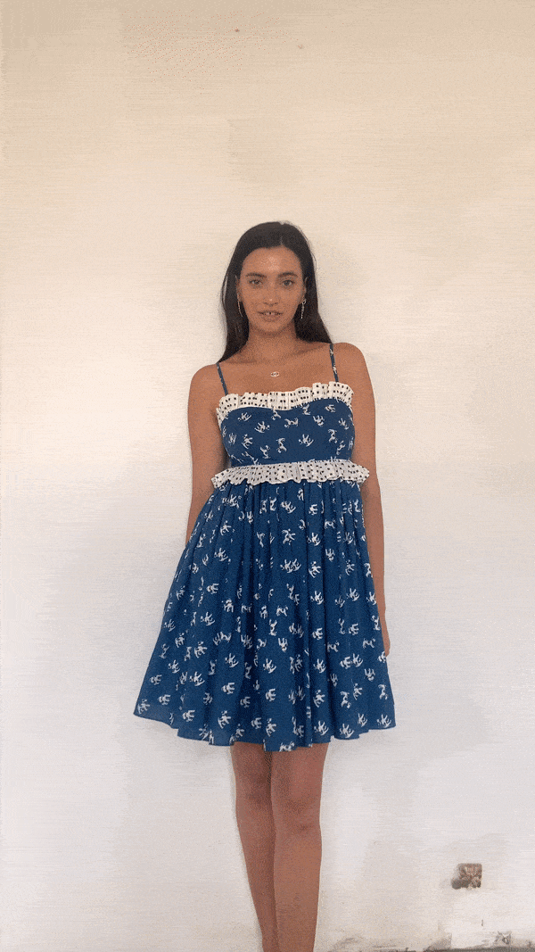 Selkie Scottie Rosebud Dress Clothing Selkie