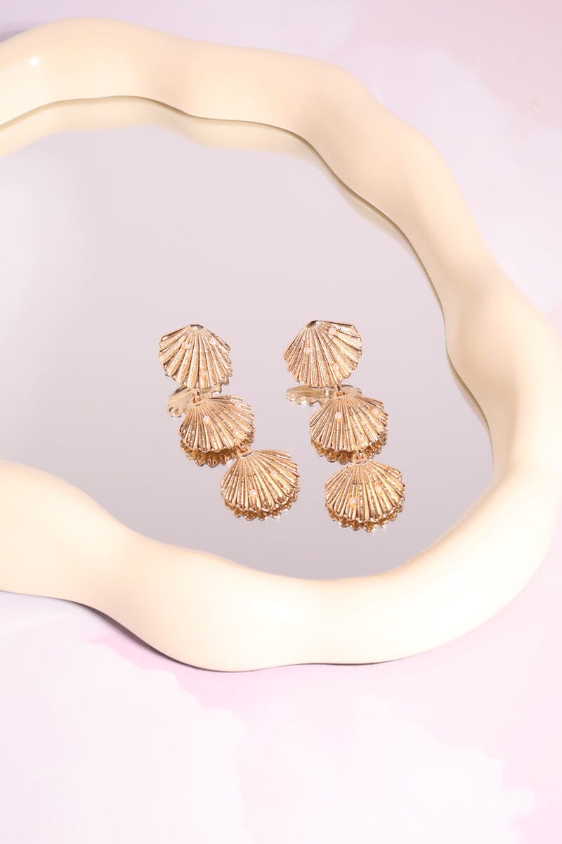 Shell Drop Dangle Earrings Earrings mure + grand