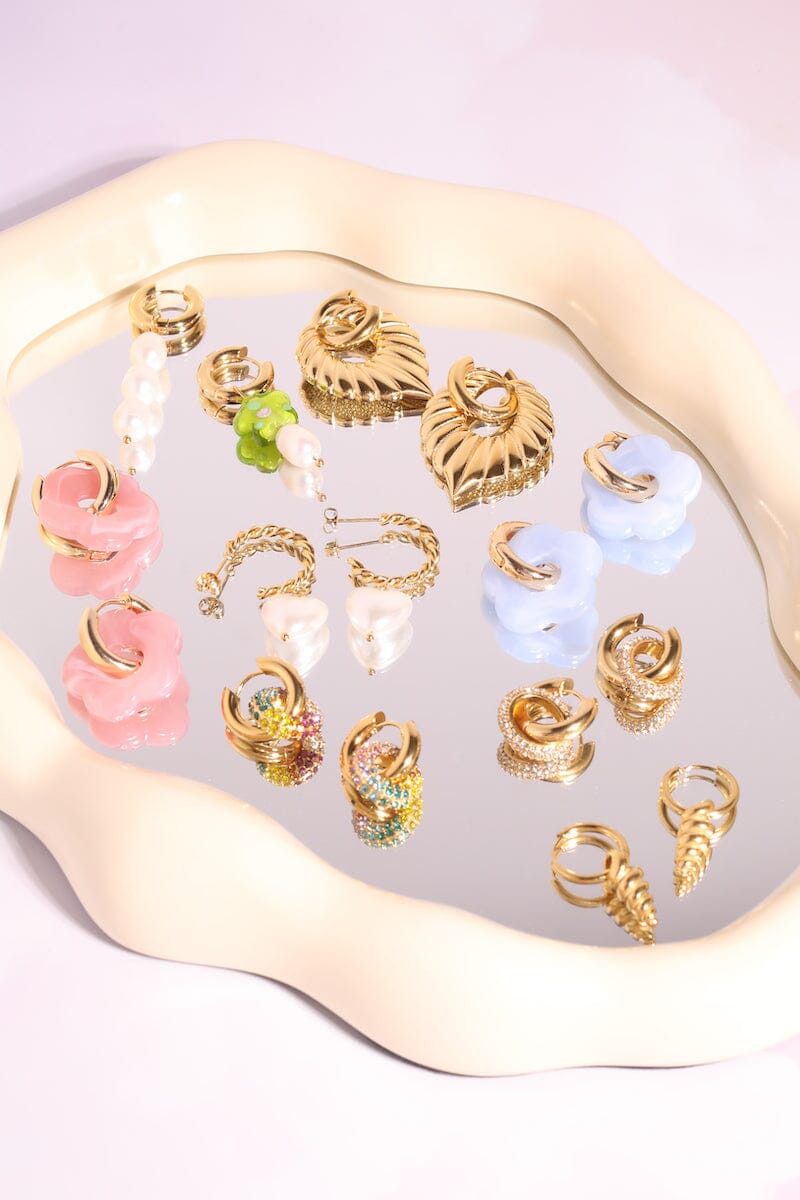 Shell of A Good Time Charm Dangle Earrings Earrings mure + grand