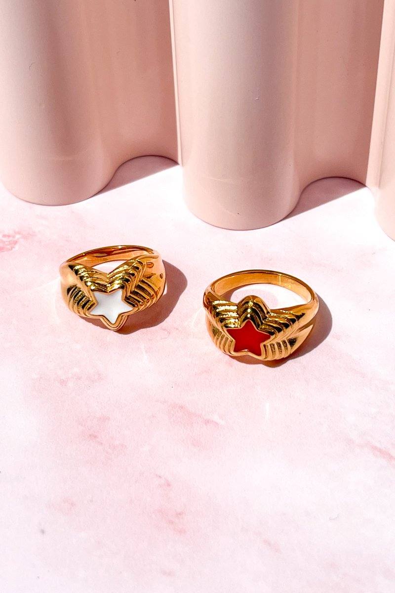 Shooting Stars Stacking Ring Rings Mulberry & Grand