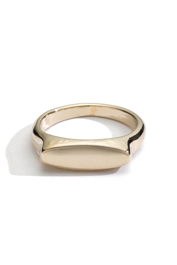 Signet Stacking Ring