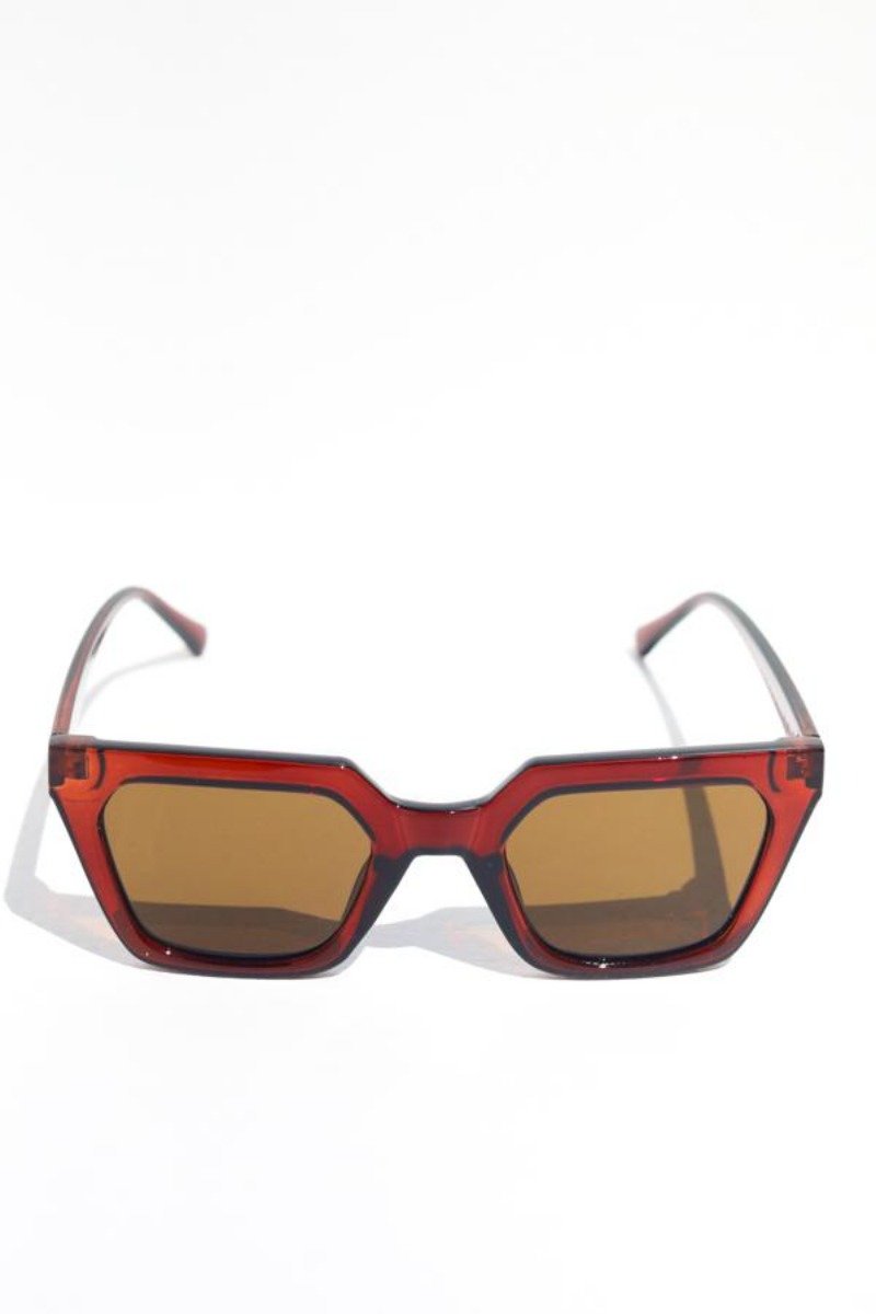Snatched Square Frame Sunglasses