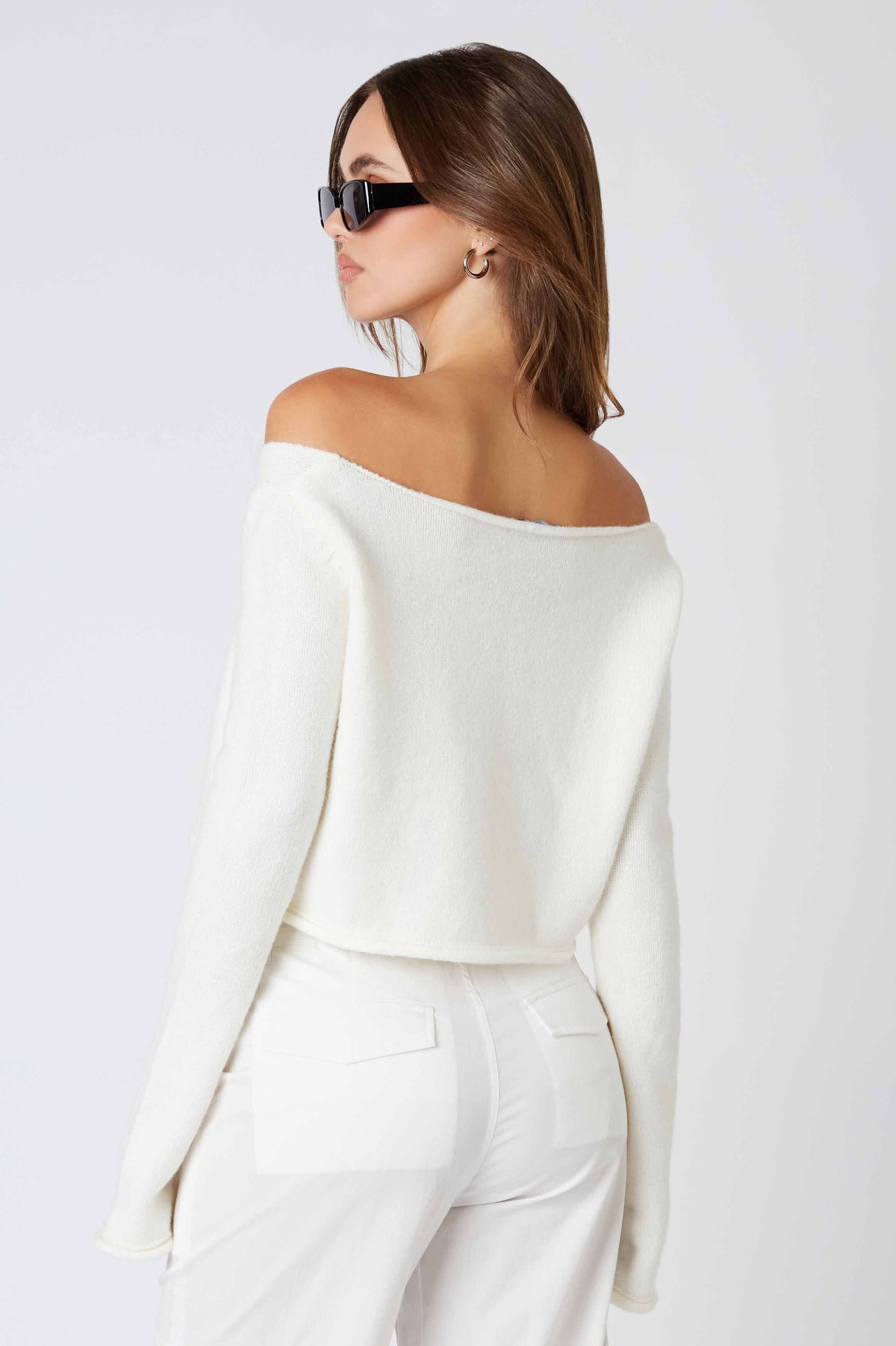 Snow Bunny Off the Shoulder Top Clothing Cotton Candy LA