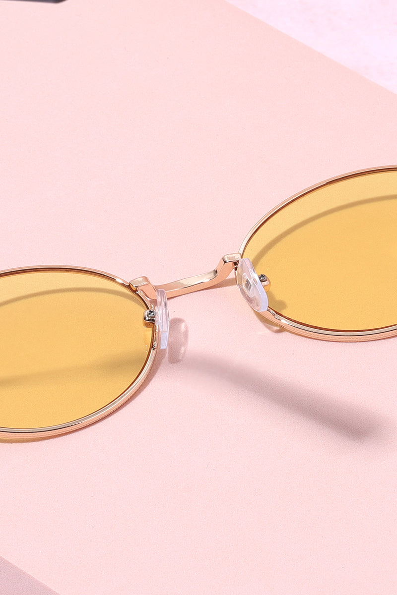 Sol Oval Metal Frame Sunglasses Sunglasses Mure + Grand