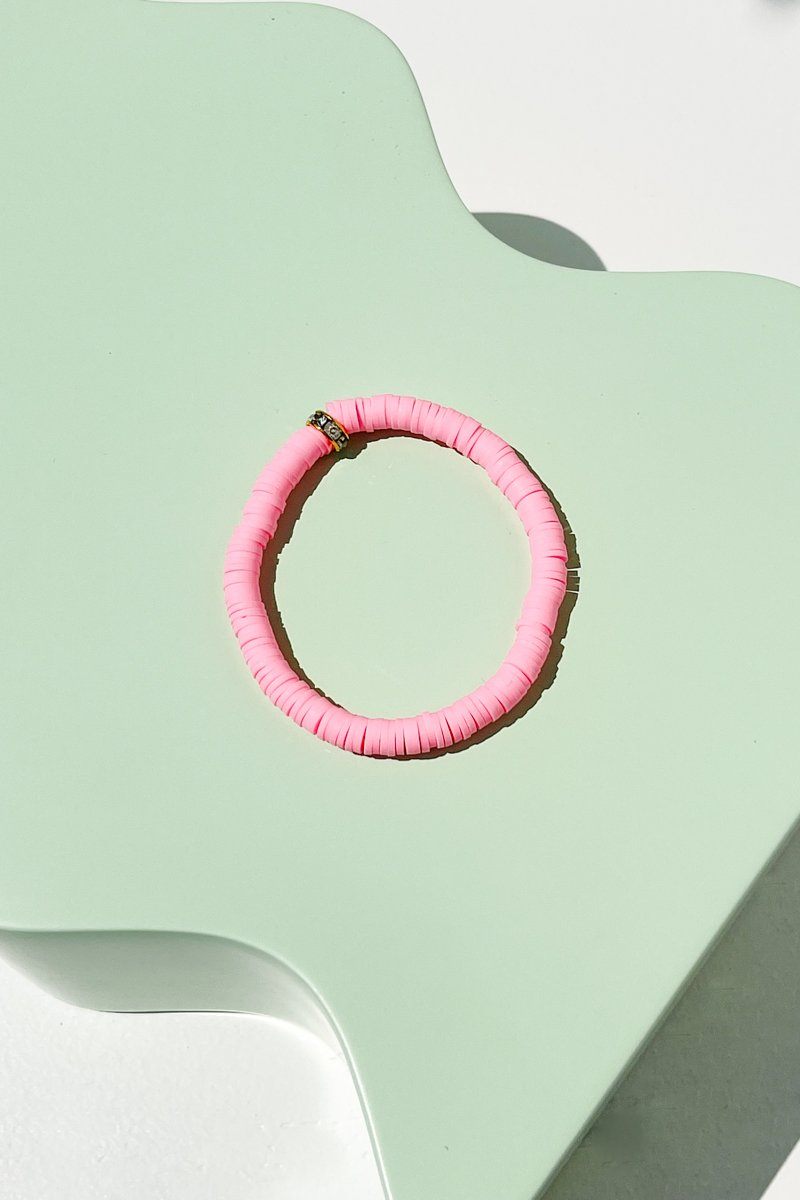 Solid Inspirational Bracelet Bracelet Mulberry & Grand Pink