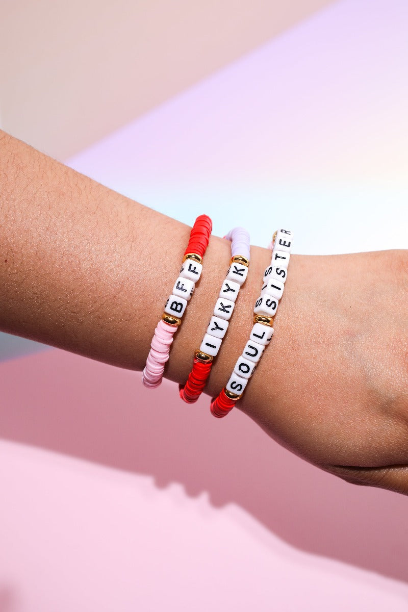 Soul Sister Inspirational Beaded Bracelet Bracelet Mure + Grand