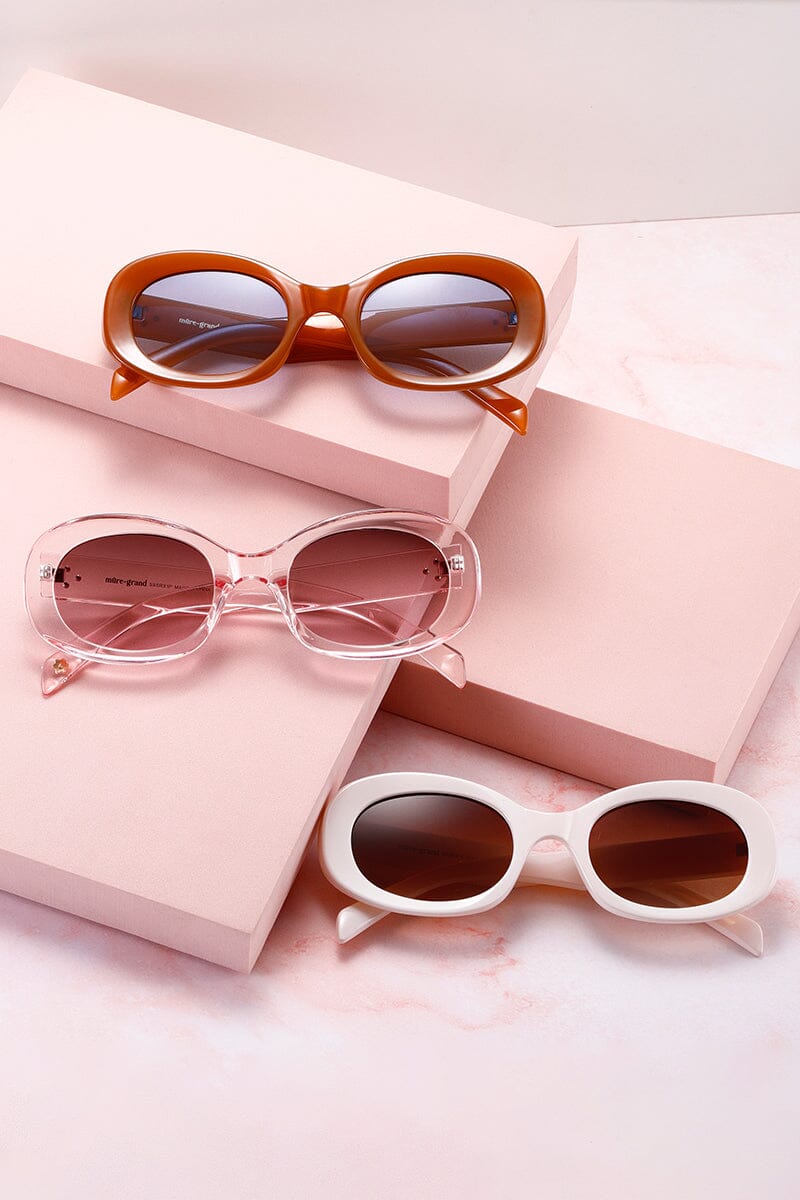 SSS Rounded Frame Sunglasses Sunglasses mure + grand