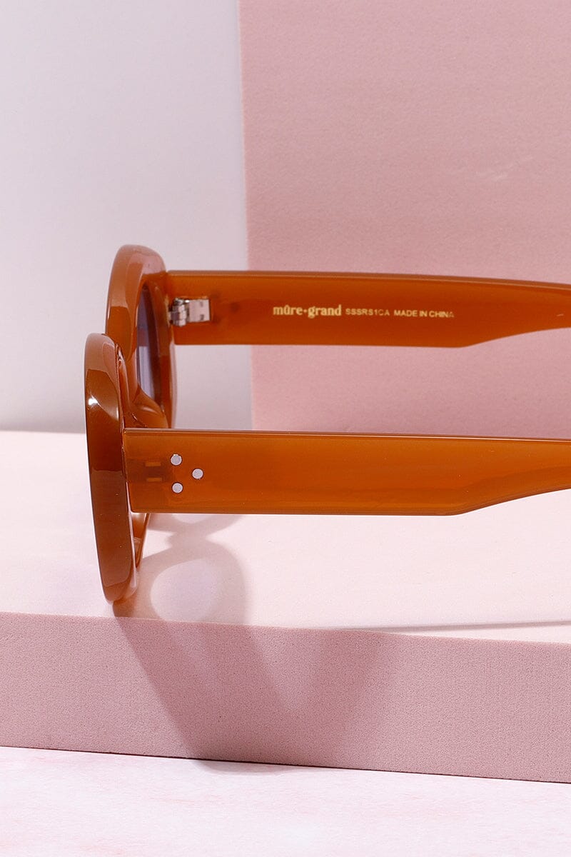 SSS Rounded Frame Sunglasses Sunglasses mure + grand