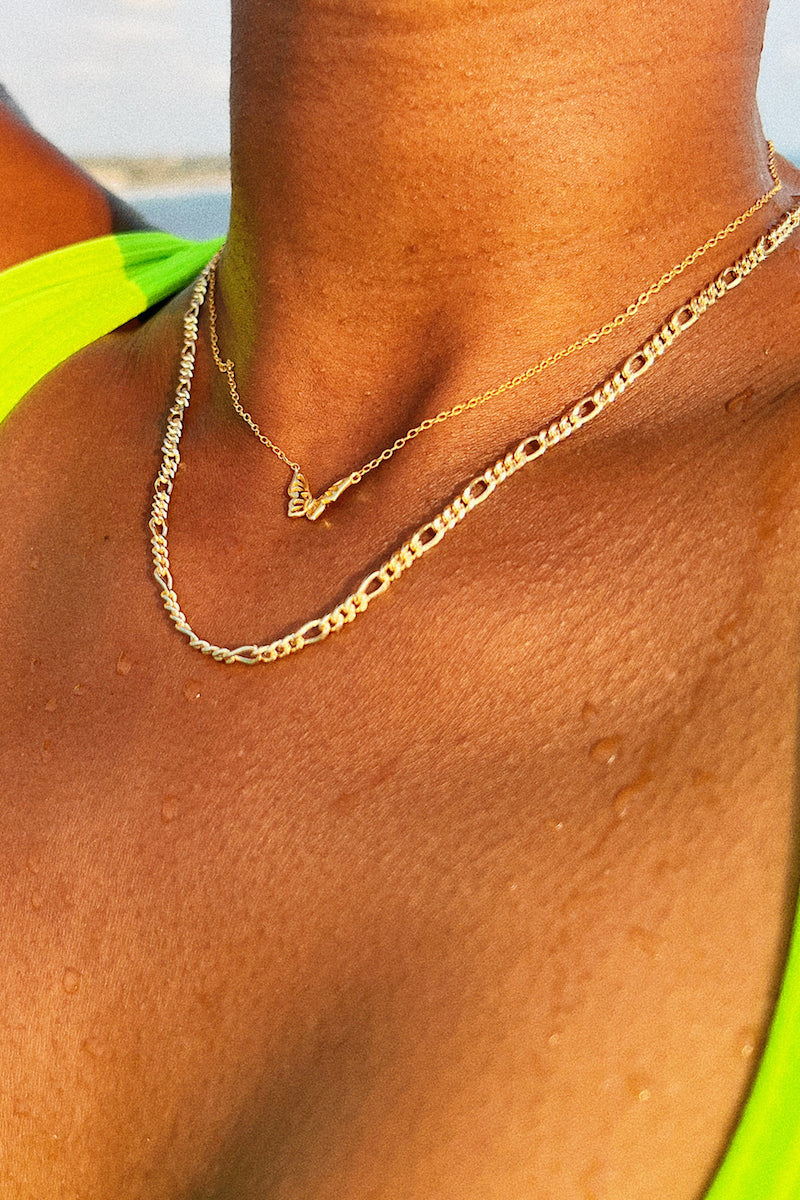 Sterling Silver Classic Chain Link Necklace Necklace Mure + Grand