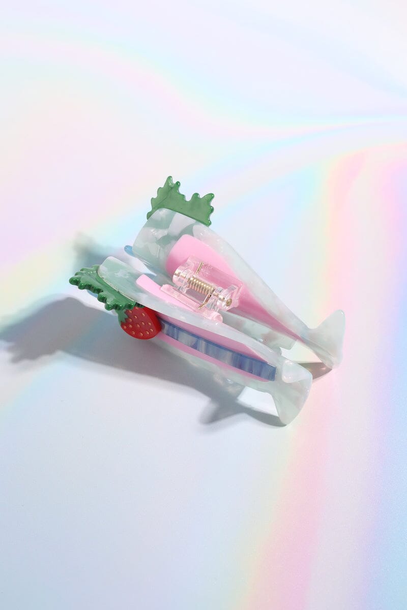 Strawberry Daiquiri Claw Clip Hair Accessory mure + grand