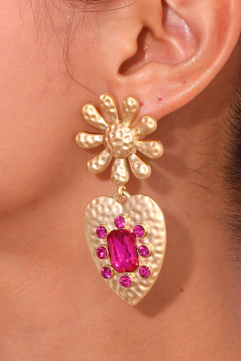 Sunset Love Drop Statement Earrings Earrings mure + grand