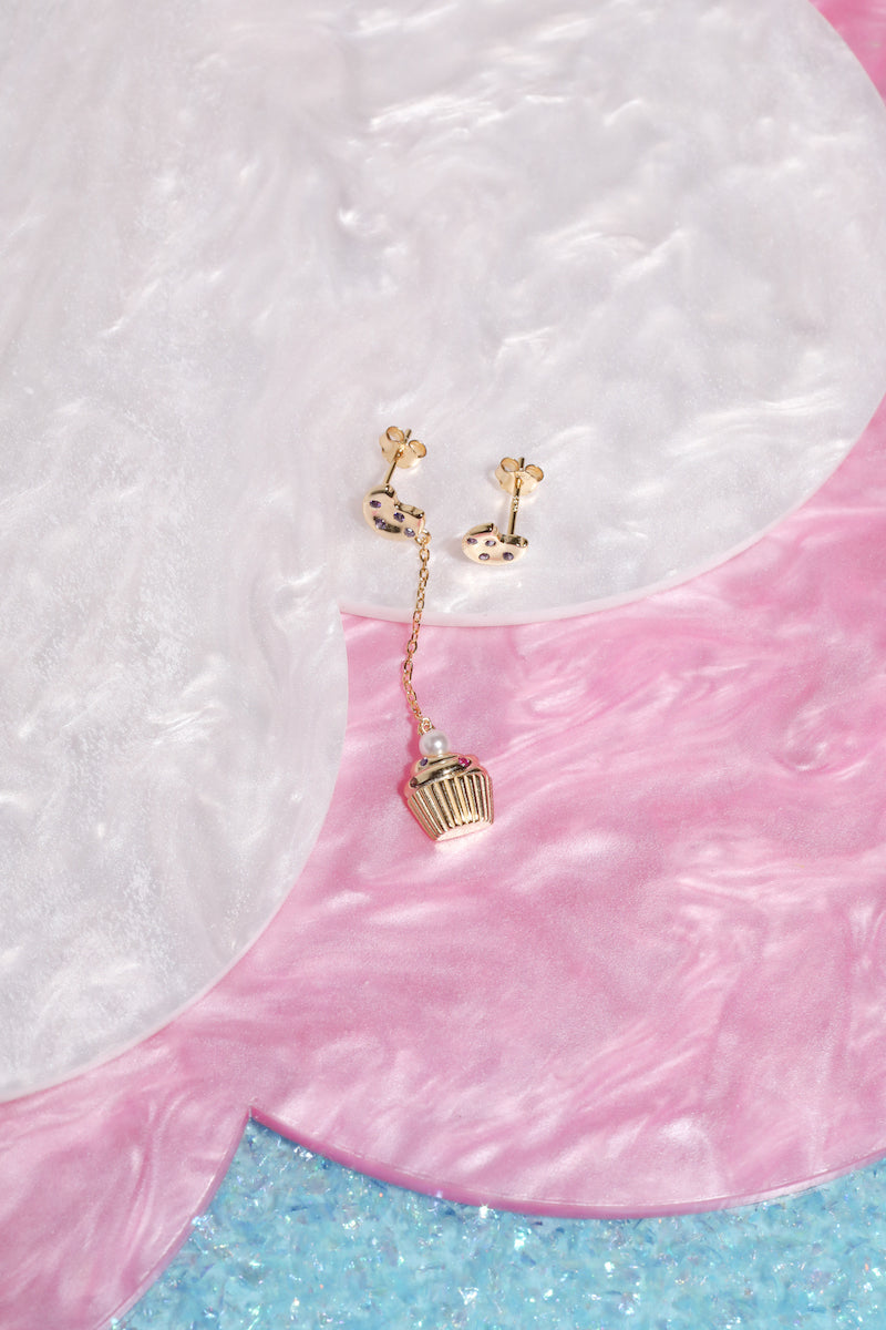 Sweet Obsession Sterling Silver Drop Earrings Earrings Mulberry & Grand
