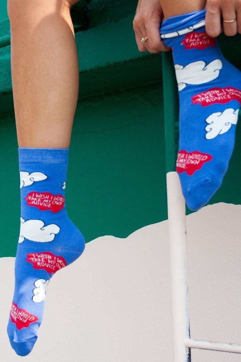 Take Own Advice Socks Socks Mulberry & Grand