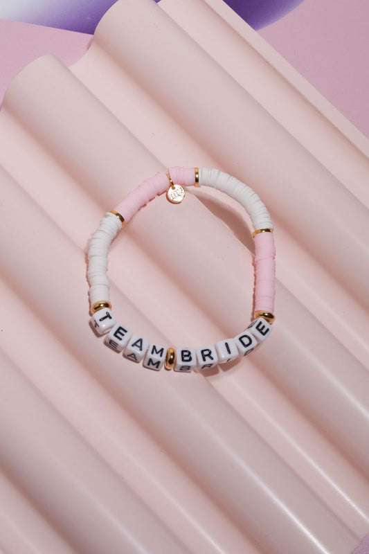 Team Bride Inspirational Beaded Bracelet Beaded Bracelet Mure + Grand