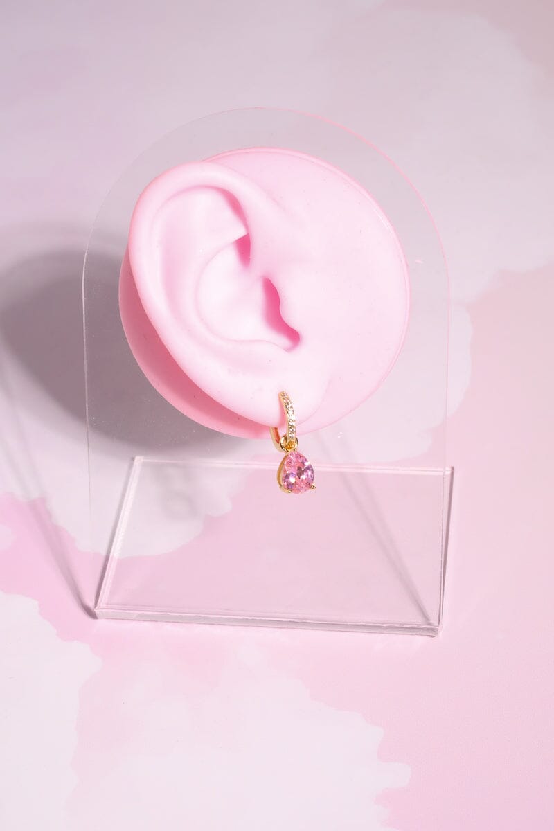 Tear Drop Charm Dangle Earrings Earrings mure + grand