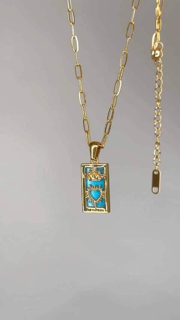 The Empress Tarot Card Pendant Necklace Necklaces Mure + Grand
