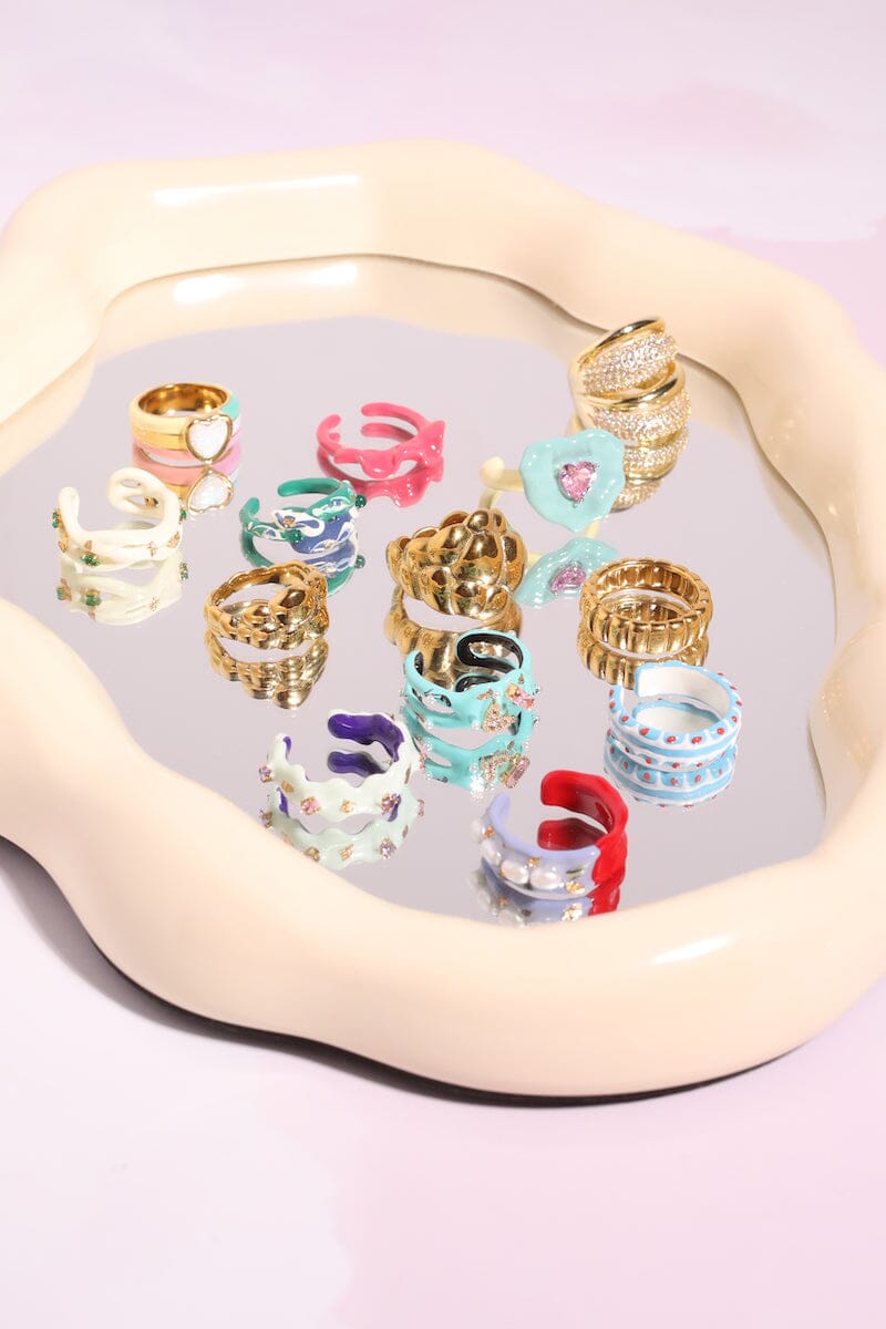 The Lakes Painted Stacking Ring Rings mure + grand