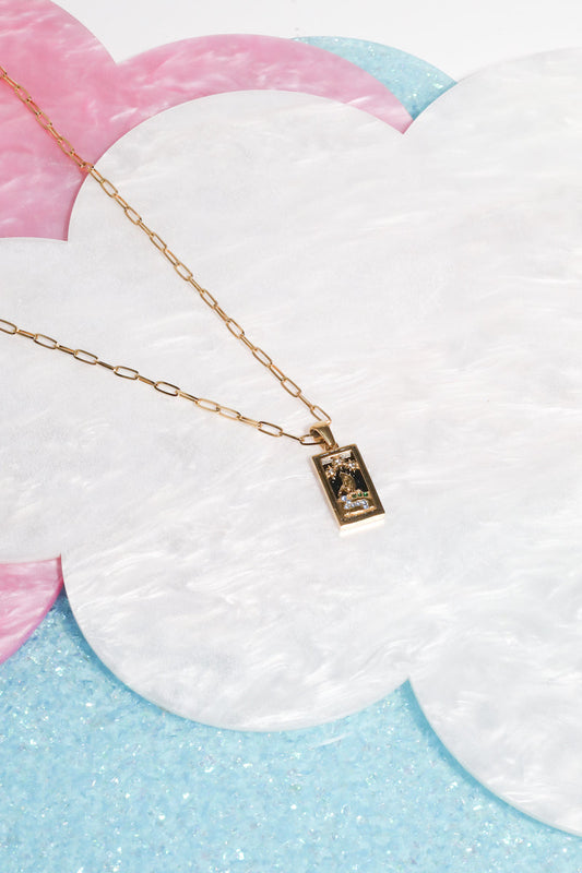 The Star Tarot Card Pendant Necklace Necklaces Mure + Grand