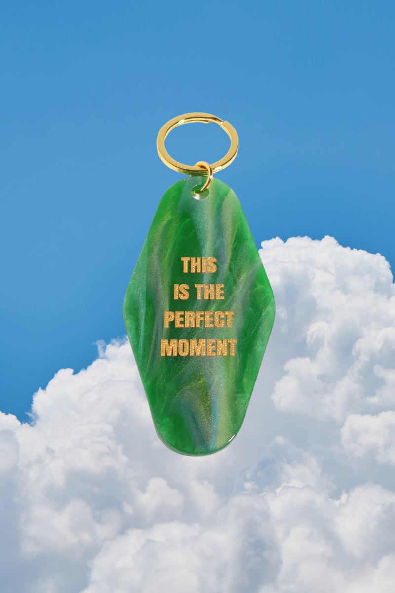 This is the Perfect Moment Motel Keychain Keychain mure + grand