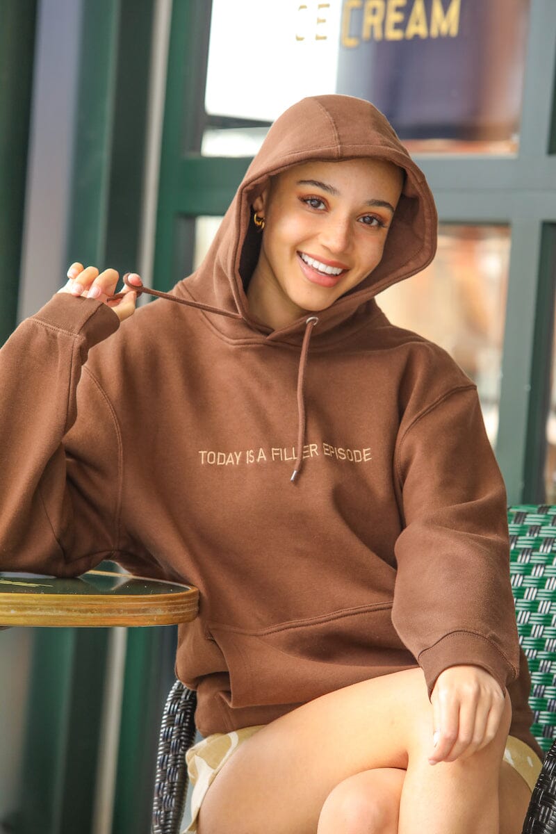 Today is a Filler Episode Embroidered Hoodie Mure + Grand