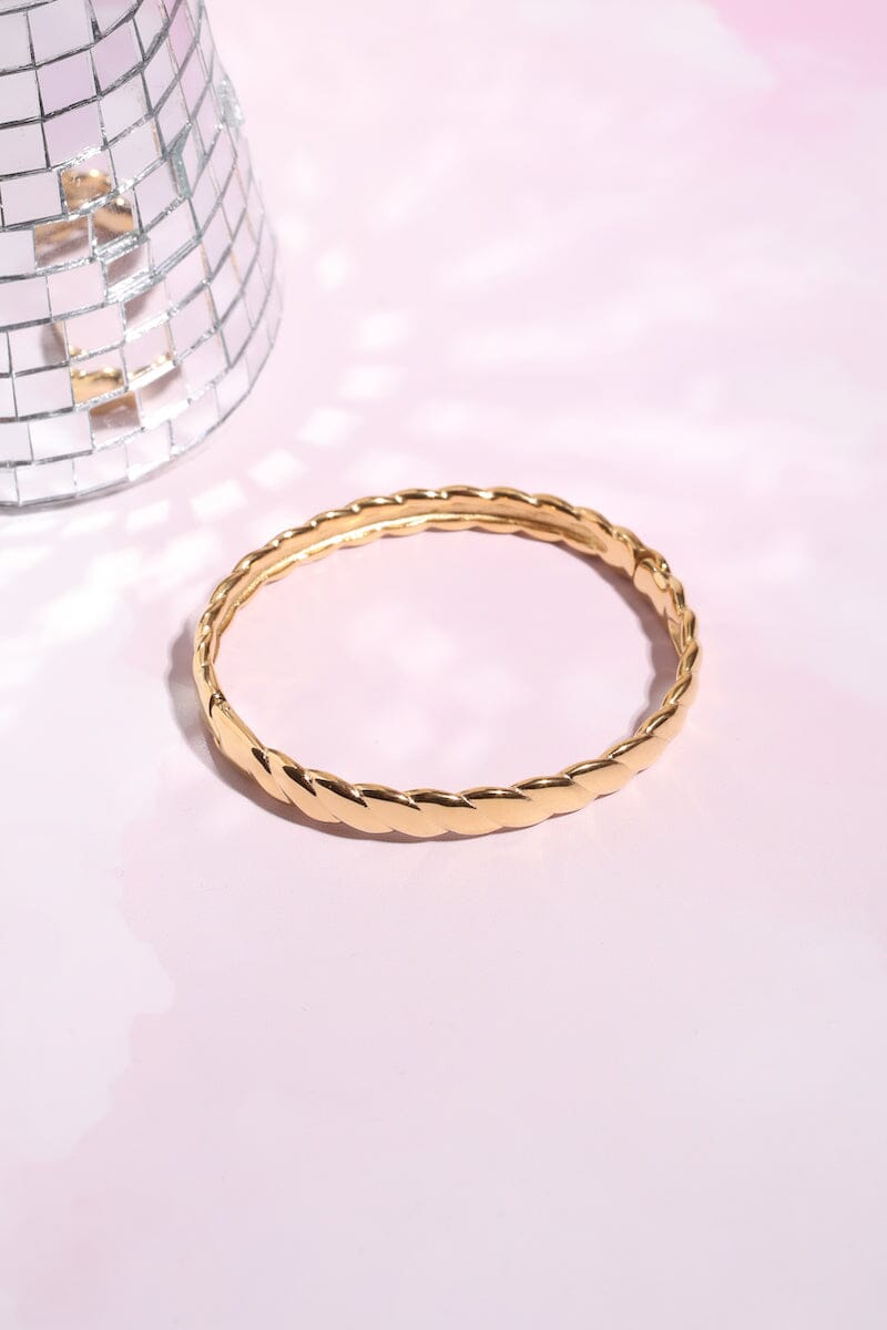 Twisted Bangle Bracelet Bracelet mure + grand