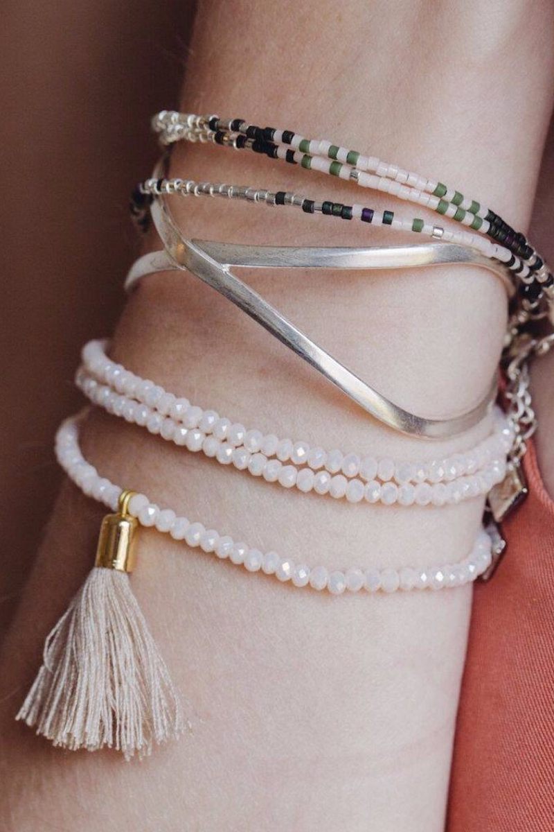 Wrap Tassel Bracelet Bracelet Mulberry & Grand
