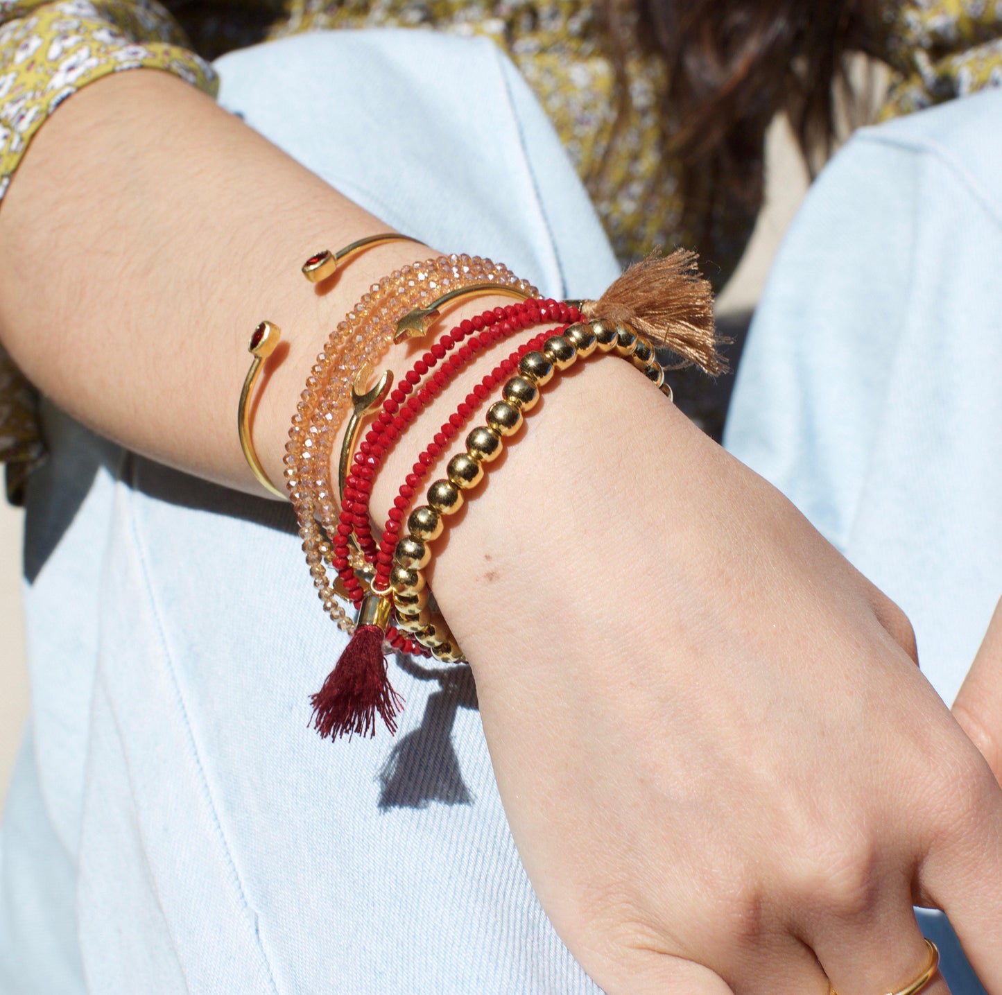 Wrap Tassel Bracelet
